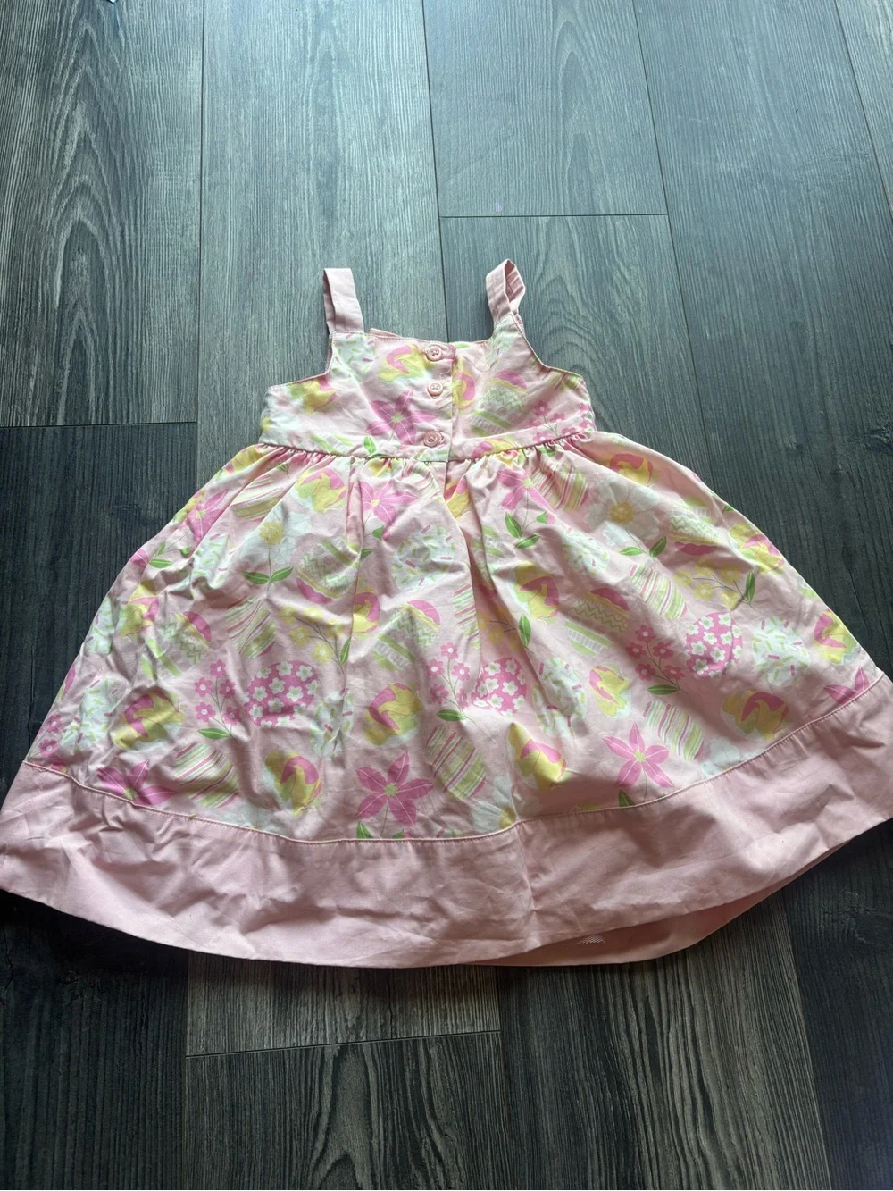 Gymboree Pink and Lilac Easter Bunny Dresses